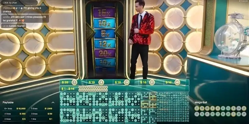 Mega Ball New có 5 giai đoạn chính